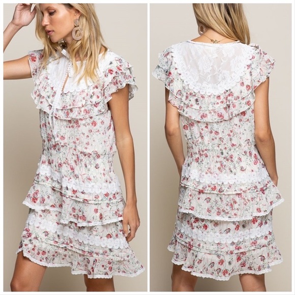 POL All Summer Long Tiered Mini Dress - Picture 6 of 10